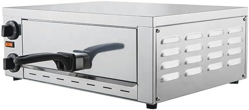 PIKETU Electric Pizza Oven, Stainless Steel Single 16 Pizza Drawer Toaster Oven, 50-300°C Adjustable Temperature/Even Heating, For Kitchen & Commercial