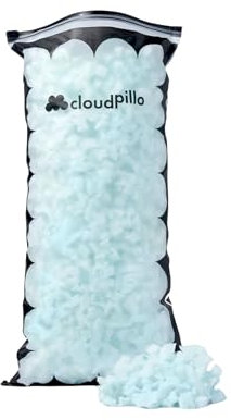 Cloudpillo Memory-Schaum Nachfüllpackung - Geben Sie Ihrem Kissen Zusätzlichen Komfort - Ideal als Ergänzung zu Ihrem Kissen
