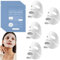 Pipihome Bio Collagen Real Deep Mask, Mascarilla Colágeno Noche, Láminas de Colágeno Puro Película Hidrating AntiWrinkle Lifting Peel Off Mask Hidratante Mask Mask Hidratante (5PC) (A)