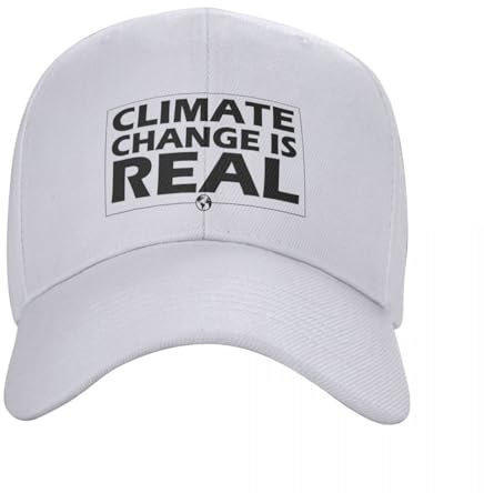 QFLLQLFF Basecap Climate Change is Real Cap Baseball Cap Trucker Cap Visor Man Hat Women's