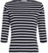 Tommy Hilfiger Women's Long Sleeve Slim Fit Boat Neck Top, Multicolor (Nos Breton Desert Sky/Ecru), XS