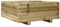 vidaXL Fioriera da Giardino 60x60x26,5 cm in Legno di Pino Impregnato, fioriera, fioriera da Patio, fioriera per Erbe, fioriera da Esterno, fioriera