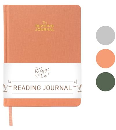 Rileys Lese-Tagebuch, überprüfen und verfolgen Sie Ihren Lesefortschritt mit 60 Buchbesprechungen, Buch-Tagebuch, Leseprotokoll, 20,3 x 15,2 cm, Rosa