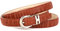 Anthoni Crown Damen Taillengürtel Hüftgürtel Gürtel, Braun, 95