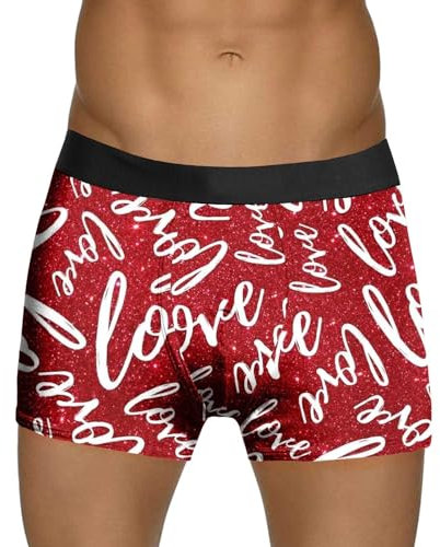 Generisch American Boxershorts, Mittlere Taille Weihnachtsboxershort, Fußball Adventskalender, Boxershorts+, Personalisierte Unterhose Männer, Weihnachts-Unterhosen Paar Männer-Unterhosen Leicht