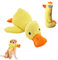 BDBFPAN 2 Stück Anti Stress Ente Hund, Gelbe Ente für Hunde Gelb, Quietschspielzeug, Interaktivesspielzeug für Hunde, Ente hundespielzeug Verschleißfest und Bissfest(Gelb)