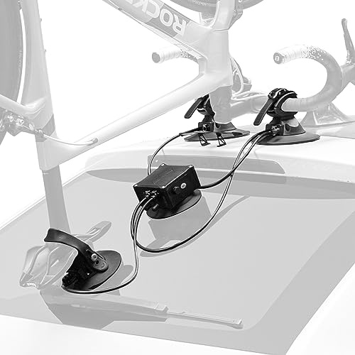 ROCKBROS Fahrrad Dachträger mit Elektrischen Saugnäpfen | Dachgepäckträger, Zwei Versionen, Aluminiumlegierung, Schnellmontage, für Autodach Rennrad Mountainbike, 1 oder 2 Fahrräder