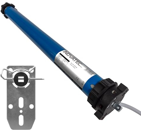 INOVATEC Rollladenmotor Set INO-M 30 Nm, 68 kg Zugkraft, 60 mm 8-Kant Welle inkl. höhenverstellbarem Abrolllager