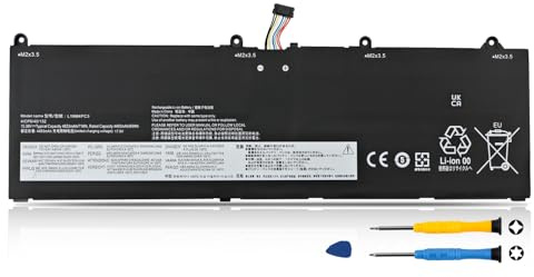 K KYUER 71Wh L19M4PC3 L19C4PC3 Laptop Akku für Le-novo Legion S7-15IMH5 S7-15ARH5 Legion Y9000X R9000X (2021) Series Type 82BC 82HM 82BC001WGE 82BC007AFR 5B10Z49581 SB10Z49580 5B10Z49583 SB10Z49582