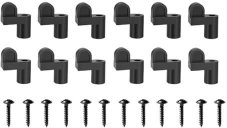 Eventerde Clips für Fliegengitter – 12 Stück, wiederverwendbar, Anti-Vibration | Befestigung Fenster Winter robust | für Haus, Büro, Wohnung, Schlafzimmer, Wohnzimmer