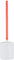 Kela 23405 WC-Bürste und Halter, 44,5 cm Höhe, Keramik, Grace, Weiß/Rot