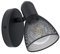 EGLO Wandlampe Carovigno, 1 flammige Wandleuchte, Klassisch, Minimalismus, Wandstrahler innen aus Stahl, Wohnzimmerlampe in Schwarz, Flurlampe, Spot mit E14 Fassung