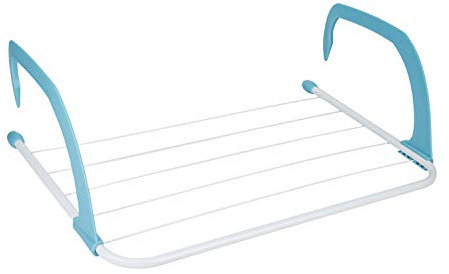Hampine SUPER STRONG COMPACT 6 BAR RADIATOR FOLDING AIRER, Radiator Towel Holder, Clothes Dryer & Drying Rack Rail.