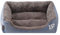 Hundebett Hundekorb Hundesofa Tierbett Für Kleine, Mittlere Und Grosse Hunde Waschbar Kuschelkissen Katzensofa Hundehöhle Katzenbett Für Kleine,Grau,S