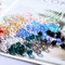 DAHI Glasperlen ca. 600pcs 8mm Kristall Facettierte Glasperlen Rondelle Kügelchen für Charms Schmuckarbeiten Armbänder Halsketten (ca 15farben/8mm)