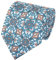 WANYING Herren Vintage Retro 9cm 3.54 Breite Krawatte Schlips Wide Necktie Stilvoll Mode Bunte Krawatte - Gedruckt Symmetrie Pattern Blau