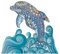 Logica Spiele Art. Der Delfin - Mandala Puzzles - Puzzle aus Holz - Innovative Formpuzzles - 28,4 x 26 cm - 108 Stücke