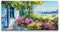 Paul Sinus Leinwandbild 120x60cm Landhaus Landschaft Farbenfroh Malerisch Abstrakt Blumen Natur