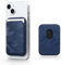 WALLFID Magsafe Wallet Leather Compatible with iPhone 15/14/13/12 Pro/Max/Plus/Mini/,RFID Card Holder with Mag-safe Magnet (Camouflage Blue)