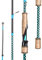 Sougayilang Angelruten, Graphit-Spinnruten, leicht, 2 Stück, Korkgriff, Wurfruten, 1,8 m, blaue Spinnrute