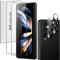 Miimall [2+2 Pack] Front Screen Protector for Samsung Galaxy Z Fold 4, 9H Hardness Anti-Scratch HD Clear Tempered Glass Screen Protective Film+Camera Lens Protector for Samsung Galaxy Z Fold 4 5G