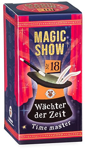 TRENDHAUS 957726 Magic Show Nr. 18 [ Wächter der Zeit ], Verblüffende Zaubertricks für Kinder ab 6 Jahren, Inkl. Online-Videos