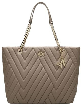 ARMANI EXCHANGE Shopping Margareth, Umhängetasche Damen, Taupe