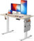 Marsail Höhenverstellbarer Schreibtisch, Elektrischer Höhenverstellbarer Schreibtisch mit Storage Tasche, Stehpult für Home Office Computertisch Speicher Voreinstellung mit Kopfhörerhaken, 60 x 100 cm