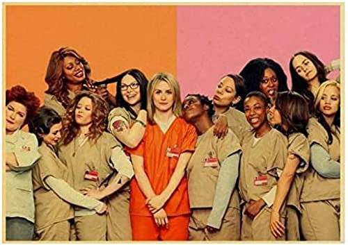 Poster Orange Is The New Black Tv-Poster, Wandkunst, Bilder, Leinwand, Malerei, Dekor, Kunstposter Und Drucke, Heimdekoration 50X70Cm Kein Rahmen