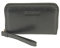 Arthur&Aston Portefeuille Noir Classique Femme Cuir Léger 3 Poches 1 Section Porte Monnaie Femme WALLET