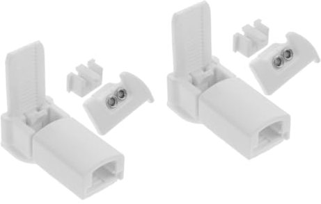 TOPBATHY 2sätze Plissee-rollo Reparatur Zubehör Für Einfache Montage Von Faltrollos Hochwertige Ersatzteile Für Innenraum-sonnenschutz Seitenstopfen Inklusive