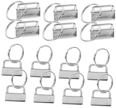 DIYEAH 40stücke Schlüsselring Clips Für Webbing Klemmen Für Schlüsselanhänger Handgelenk-bänder Stabile Befestigungen Für Bastelprojekte