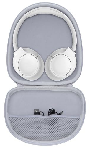 Lebakort Hart Reise Schutz Hülle Etui Tasche für JBL Tune 510BT 710BT 720BT 660NC 700BT 760NC 750BTNC 660NC 560BT 570BT 520BT 670BT 770NC JBL Live 650BTNC 400BT 500BT Bluetooth Kopfhörer (Weiß)