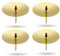 4X Kerzenstecker ca. 5 cm für Kerzen als Kerzenhalter Adventskranzstecker für Adventskranz Weihnachten Adventskranzhalter mit Dorn - Kerzenhalter (Gold)