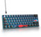 SbocKeeb Teclado Gamer Mecánico 60%，Mechanical Keyboard Teclado con Cable Teclado Retroiluminado LED，QWERTY Americana Layout para PC/Windows