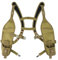 KUNN Radio Harness with Chest Buckle, Double Shoulder Holder, Universal Holster for Police, Khaki