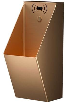 SIMAIT Urinalrinnen, Urinale aus Edelstahl zur Wandmontage im Badezimmer, Urinal aus Edelstahl 304, Urinale für Erwachsene für Männer, Urinalrinne mit Abflussset, geeignet für Einkaufszentren, Gefä