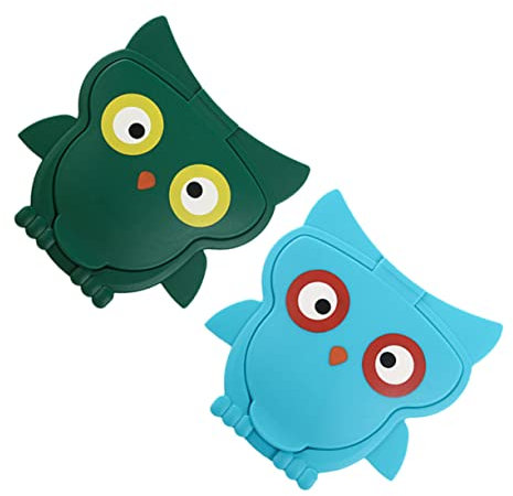 KOMBIUDA 2stücke Deckel in Form Einer Cartoon-eule Taschentuchdeckel Wischtuchhülle Von Schutzdeckel Für Taschentücher Und Wischtücher Aufbewahrungslack Für Schlafzimmer Esszimmer Badezimme