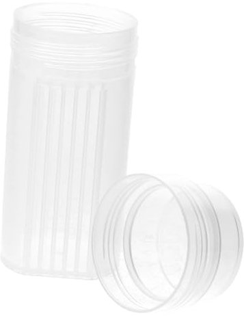 DECORNIJIA Coplin Färbeglas für Laborobjektträger Dicht Schließend 5 Stück aus Kunststoff Mikroskop Färbegefäße für Gleichzeitige Färbung