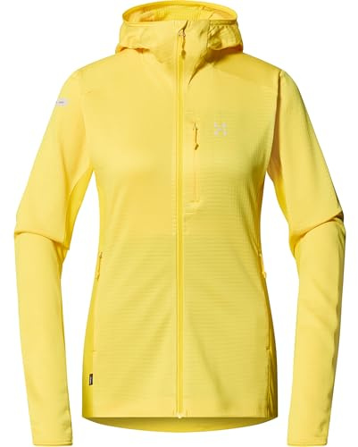 Haglöfs Damen L.I.M Mid Fast II Hoodie Jacke, tech yellow, L