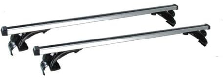 YSQOFDNFD Dachträger 2 Stücke Universal 130 cm Auto Dach Rock Quer Bars Für Gepäckträger Fahrrad Rack Fracht Korb Dach Gepäck Box Auto Dachrelings(120CM)