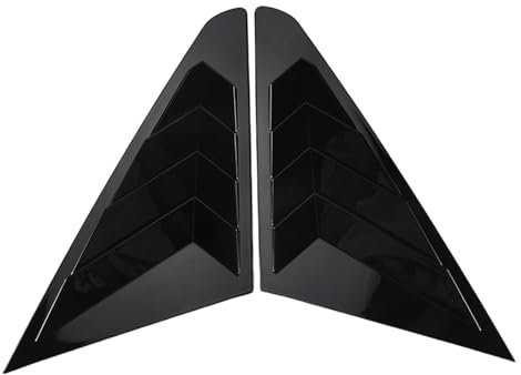 Blmirror Heck Scheiben Jalousien, Schaufel Jalousien Abdeckung Jalousien für Mg 5 Mg5 2021 Auto AußEn ZubehöR, Schwarze Stil