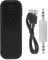 Bluetooth 5.0 AUX Adapter 2 in 1 Wireless Audio Receiver Transmitter with 4 Hour Battery Life for Car TV Speaker Earphone Black