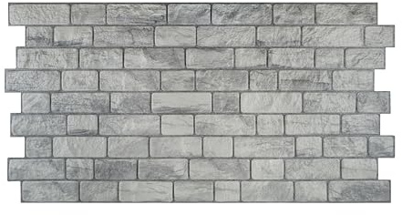 Grace Baltic Beste Qualität 3D Wandpaneele Wandverkleidung PVC-Verkleidung Wanddeko Wandtattoos elastisch 1mm Stärke (12, Ruskeala)