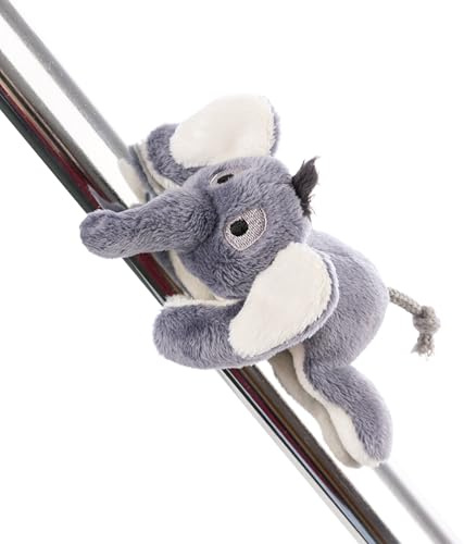 MagNICI Elefant EL-Flora 12cm - grau - Kuscheltier mit Magnet - Plüschtier für Kühlschrank, Tafel, Metall & vieles mehr, tolle Geschenkidee | 62734