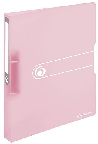 Ringbuch A4 PP 2-Ring 3,8cm Pastell transparent rosé 5er-Pack