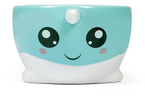 Thumbs up Tasse NARWAL Becher im Form eines Narwals, 1 Stück (1er Pack), Blau