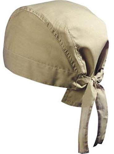 noTrash2003 Design Bandana Cap Mütze Kopftuch für Sport und Freizeit (Khaki)