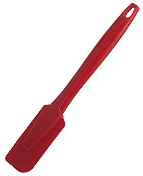 Original Kaiser Original Kaiserflex Red Teigschaber Silikon klein 22,5 cm, 100% Silikon, Metallkern, spülmaschinengeeignet, hitzebeständig, Silikonschaber