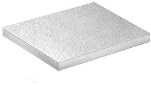 Dekora - Tortenplatte Eckig | Torten- oder Kuchenplatte Eckig - Silber - 40 x 40 cm, 540271